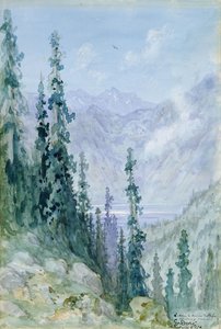 山岳風景、1876